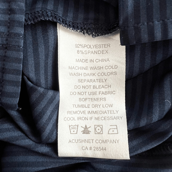 FootJoy Golf Polo Large Mens Short Sleeve Sports Striped Athletic Performance - Picture 5 of 5